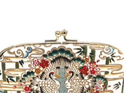 Facing Cranes GAMAGUCHI Small Clasp Purse