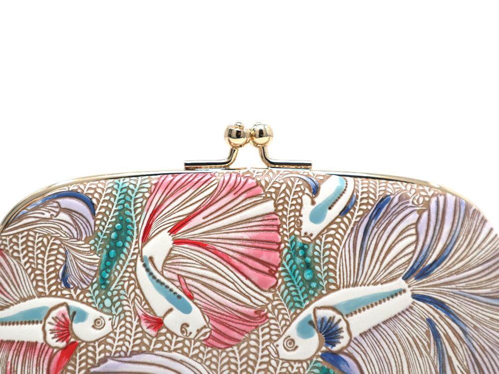 Betta (Purple) GAMAGUCHI Small Clasp Purse