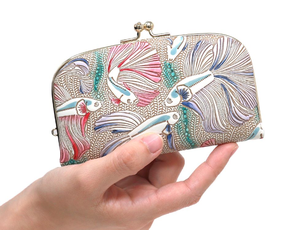 Betta (Purple) GAMAGUCHI Small Clasp Purse