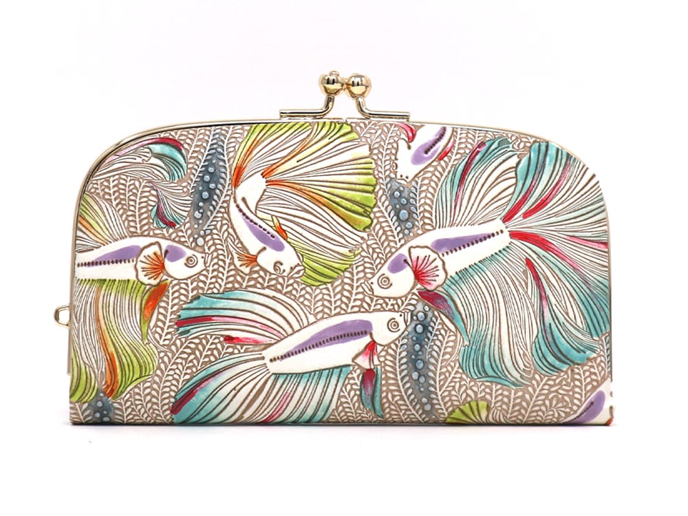 Betta (Green) GAMAGUCHI Small Clasp Purse