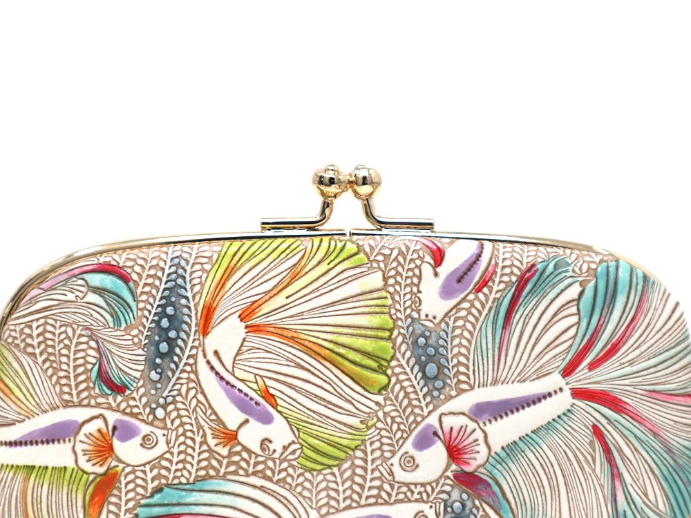 Betta (Green) GAMAGUCHI Small Clasp Purse