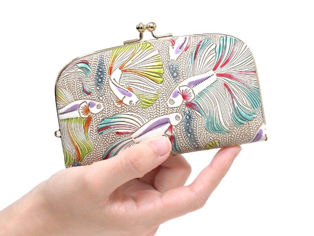 Betta (Green) GAMAGUCHI Small Clasp Purse