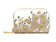 Marguerites Zippered Coin Purse