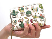 Cactus Zippered Coin Purse