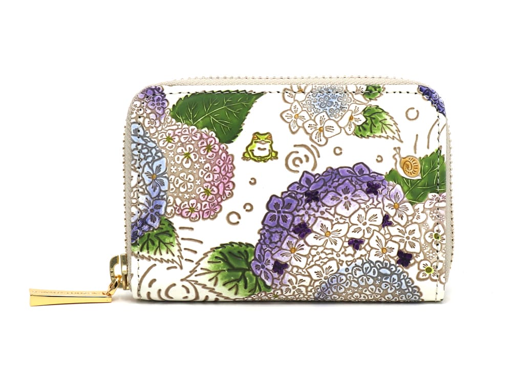 Hydrangeas Zippered Coin Purse