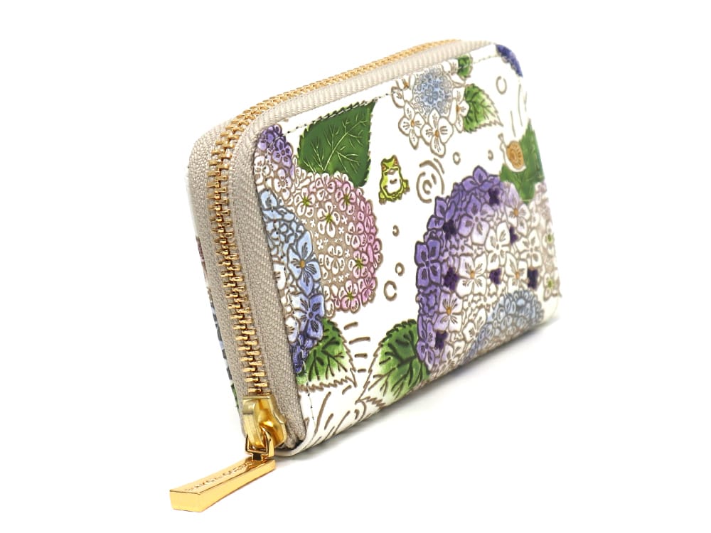 Hydrangeas Zippered Coin Purse