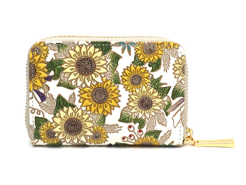 Sunflowers Zippered Coin Purse