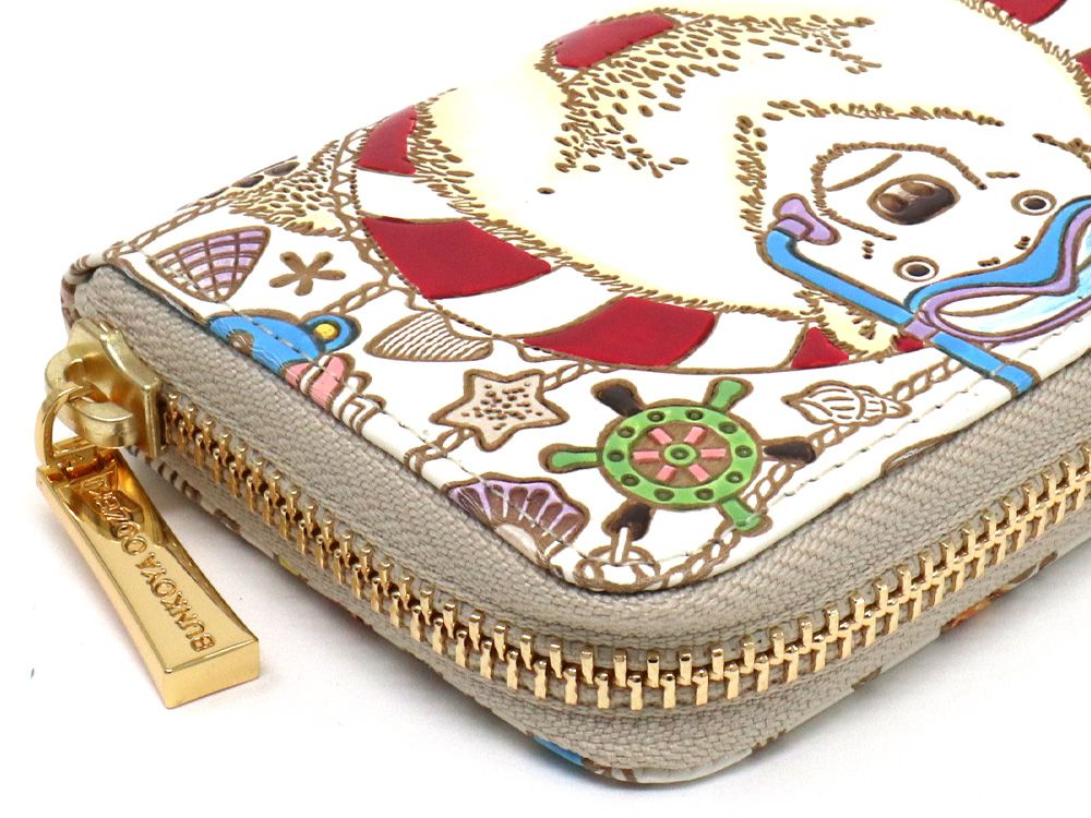 Seaside Bear Zippered Coin Purse