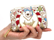 Seaside Bear Zippered Coin Purse