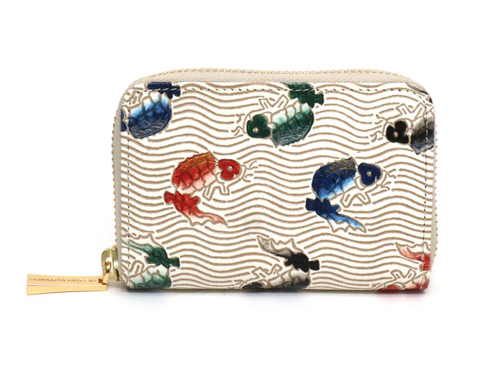 Carps leaping the waterfall  Zippered Coin Purse