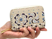 KINSHA - Persia Tiles (Purple) Zippered Coin Purse