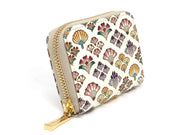 HANAOGI - Flower Fans Zippered Coin Purse
