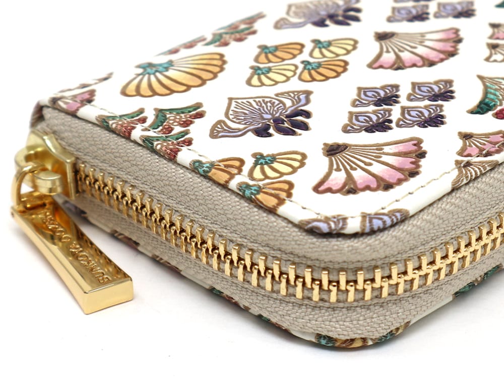 HANAOGI - Flower Fans Zippered Coin Purse