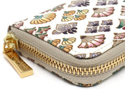 HANAOGI - Flower Fans Zippered Coin Purse