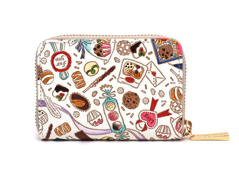 Chocolate Zippered Coin Purse