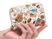 Chocolate Zippered Coin Purse