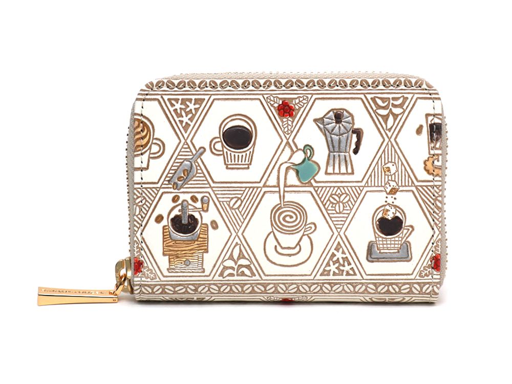 Coffee Zippered Coin Purse