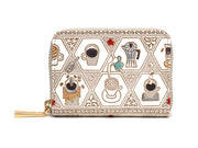 Coffee Zippered Coin Purse