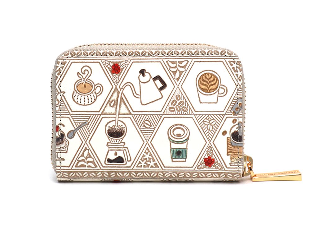 Coffee Zippered Coin Purse