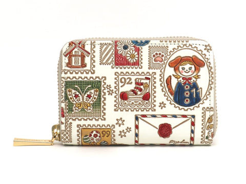 Stamps Zippered Coin Purse
