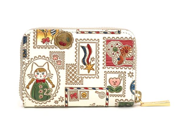 Stamps Zippered Coin Purse