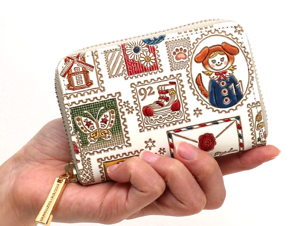 Stamps Zippered Coin Purse