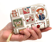 Stamps Zippered Coin Purse