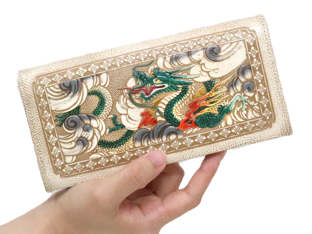 Dragon (Green) Long Wallet
