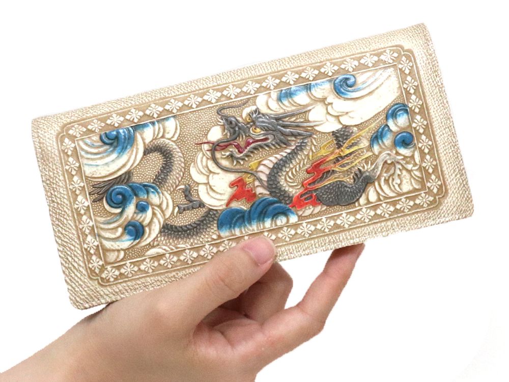 Dragon (Gray) Long Wallet
