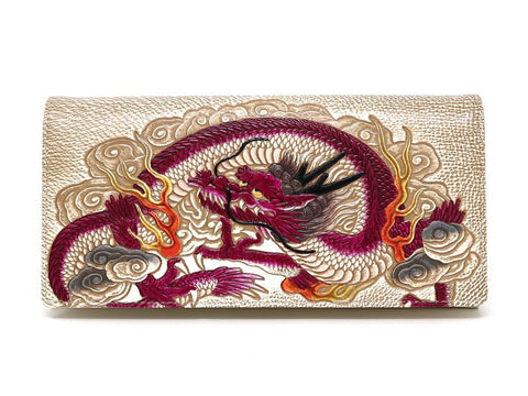 Dragon God (Wine) Long Wallet