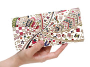 Glossy Hearts Long Wallet