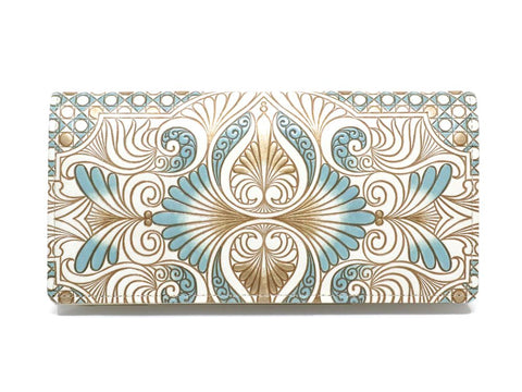 Rocaille (Blue) Long Wallet