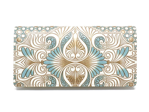 Rocaille (Blue) Long Wallet