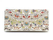 Mo Li Hua - Jasmine Flower (Blue)  Long Wallet