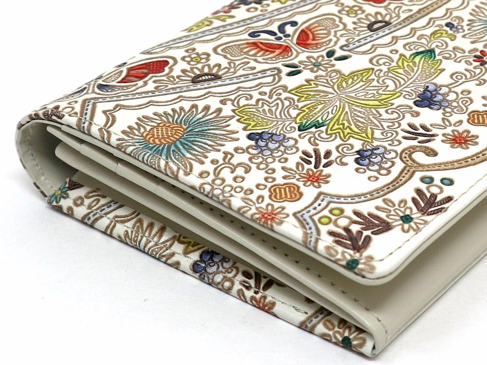 Mo Li Hua - Jasmine Flower (Blue)  Long Wallet