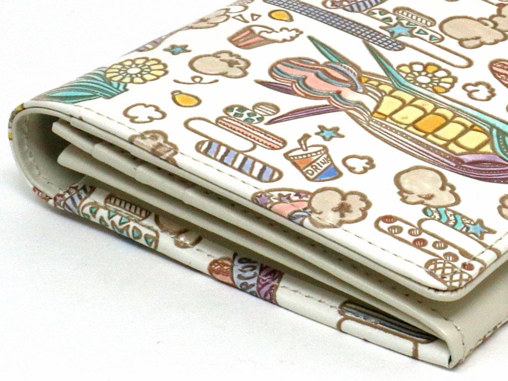 Popcorn Girl (Pastel colors) Long Wallet