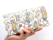 Popcorn Girl (Pastel colors) Long Wallet