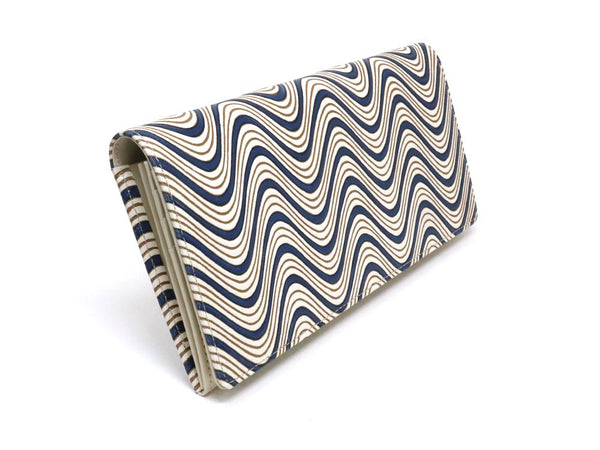YOKONAMI Waves (Navy) Long Wallet