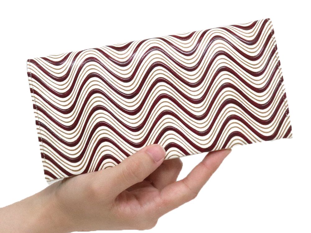 YOKONAMI Waves (Wine) Long Wallet