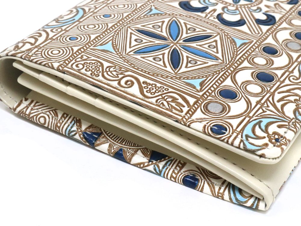 KINSHA - Persia Tiles (Blue) Long Wallet