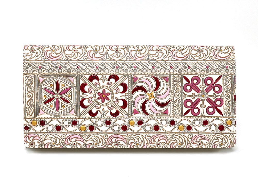 KINSHA - Persia Tiles (Pink) Long Wallet