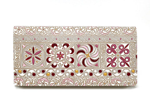 KINSHA - Persia Tiles (Pink) Long Wallet