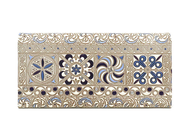 KINSHA - Persia Tiles (Purple) Long Wallet