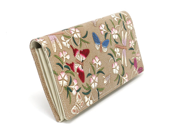 Dianthus Flowers Long Wallet