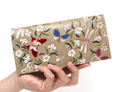 Dianthus Flowers Long Wallet