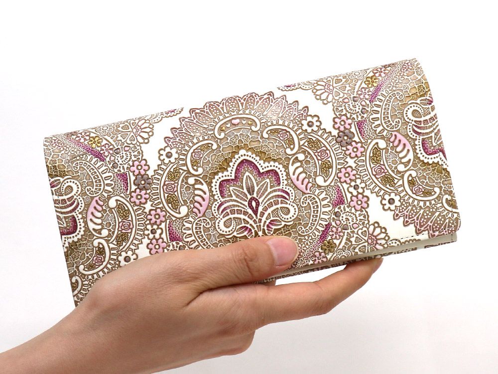 Antique Lace (Pink) Long Wallet