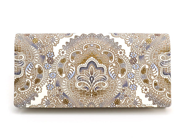 Antique Lace (Blue)  Long Wallet