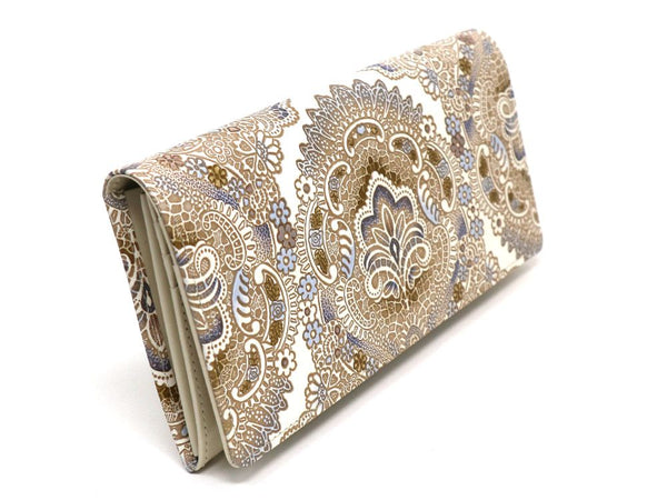 Antique Lace (Blue)  Long Wallet