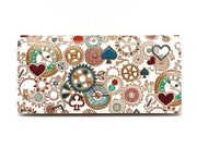 Gears Of Time (Blue-Green) Long Wallet