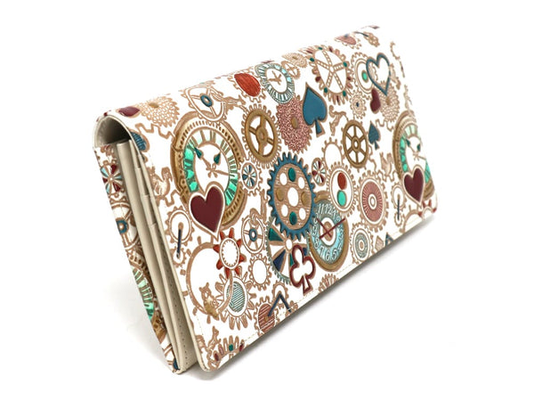 Gears Of Time (Blue-Green) Long Wallet